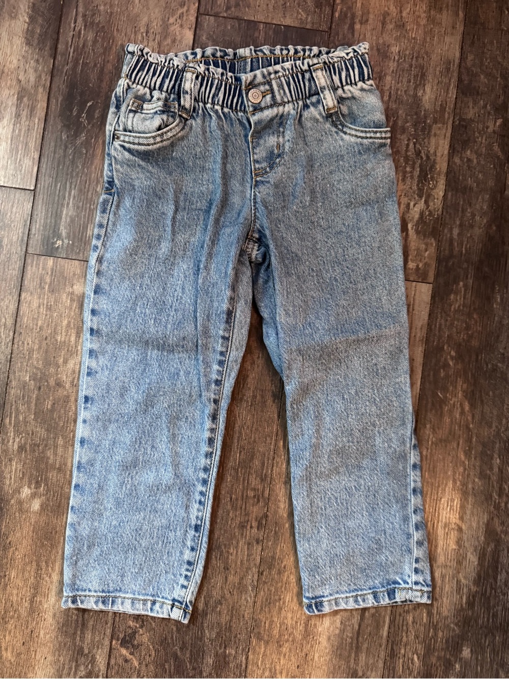 Cat & Jack Light Blue Elastic Waist Kids Jeans